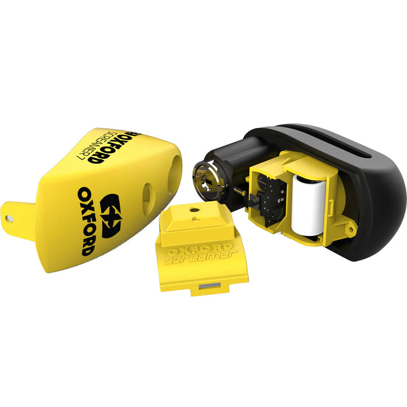 Oxford Screamer 7 Alarm Disc Lock Yellow/Black