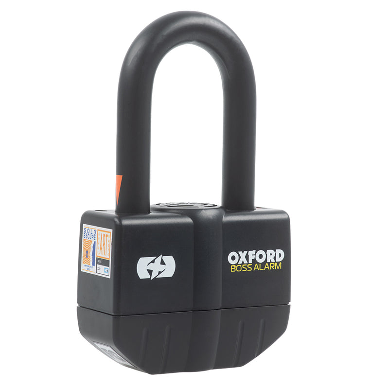 Oxford Boss Alarm 16mm Black + 12mm x 1.2m Chain