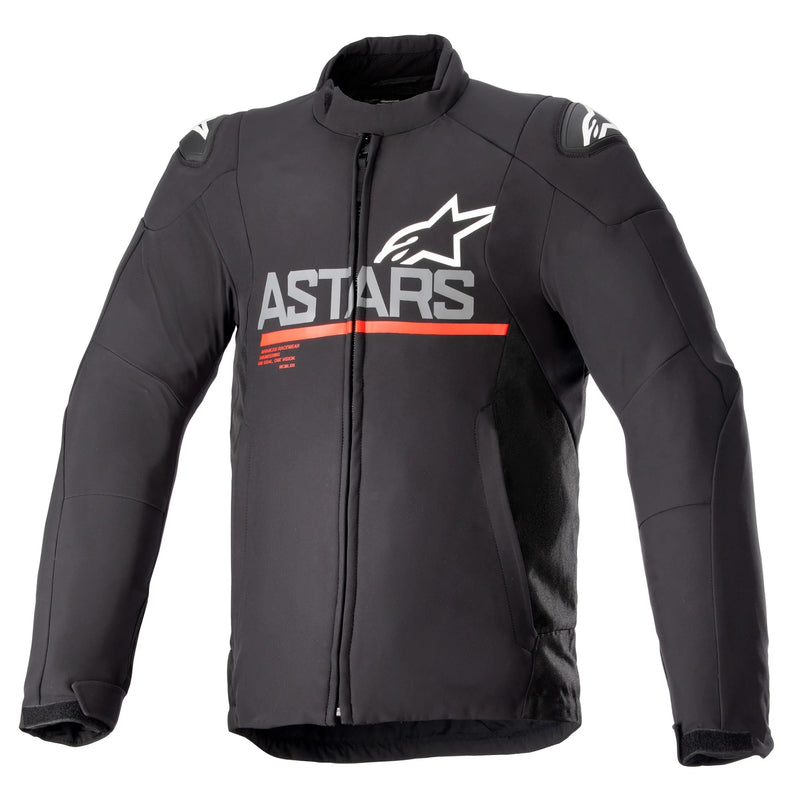 Alpine SMX Waterproof Jacket Black Dark Grey Bright Red