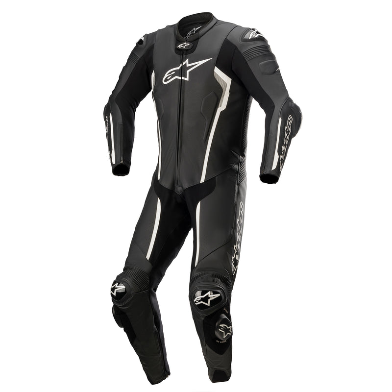 Alpine Missile V2 Leather Suit 1 Pc Black White