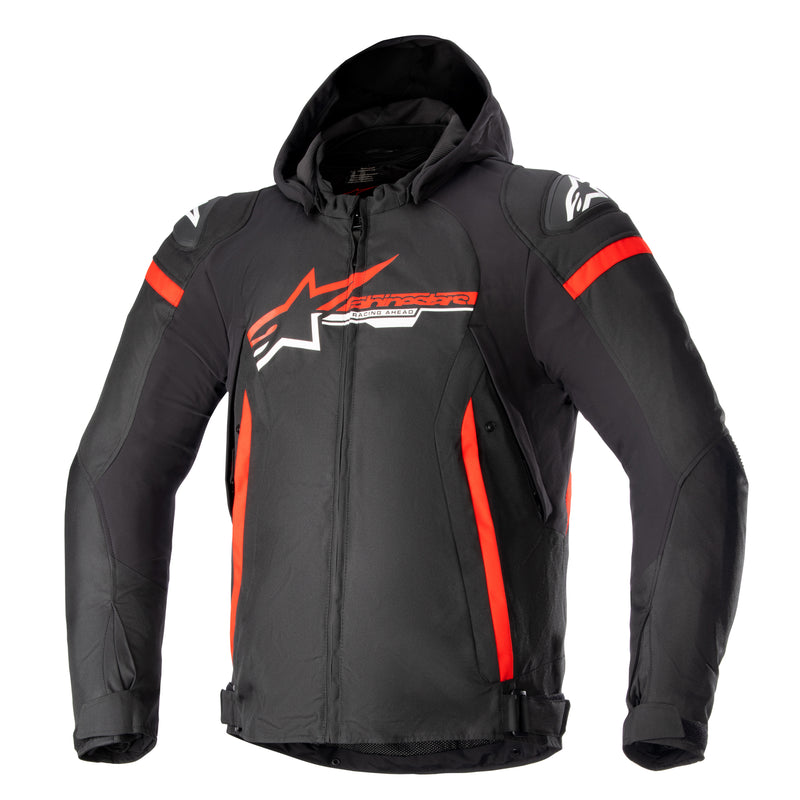 Alpine Zaca WP Jacket Black Bright Red White