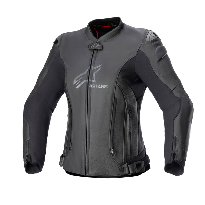 Alpine Stella Gp Plus V4 Leather Jkt Black Black