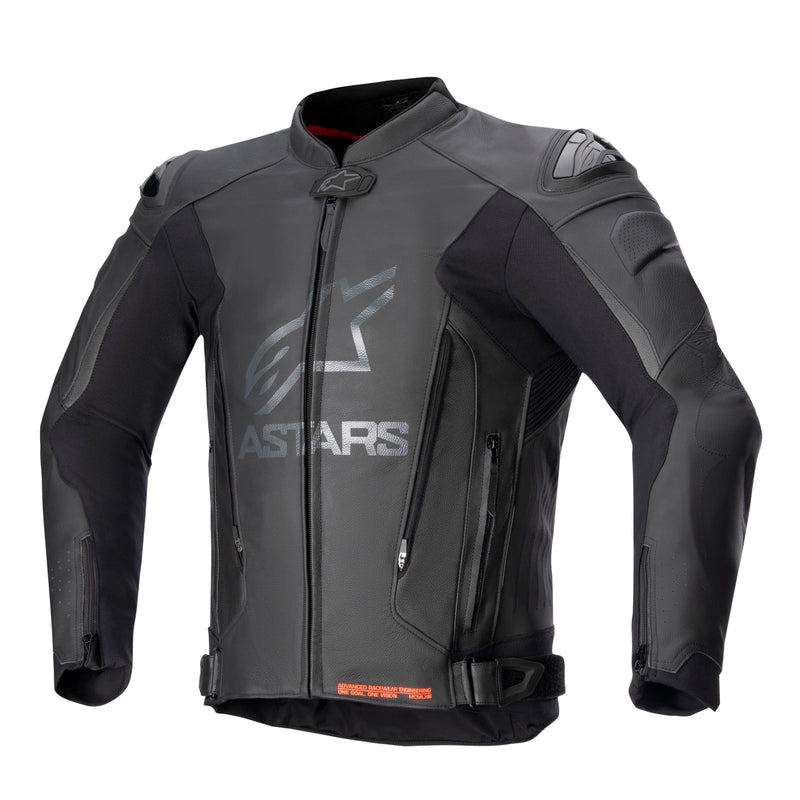 Alpine Gp Plus V4 Leather Jkt Black Black