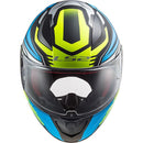 LS2 FF353 Rapid Gale Matt Black/Blue/Yellow