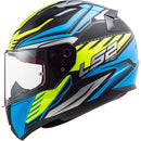 LS2 FF353 Rapid Gale Matt Black/Blue/Yellow