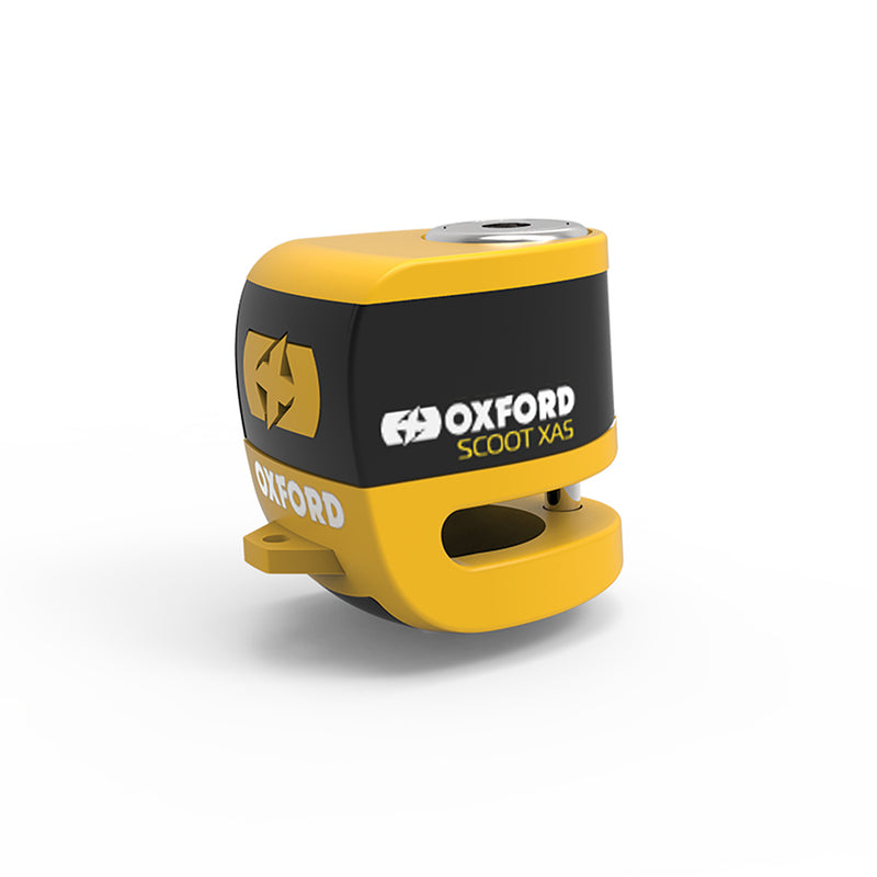 Oxford Micro XA5 Alarm Disc Lock - Yellow