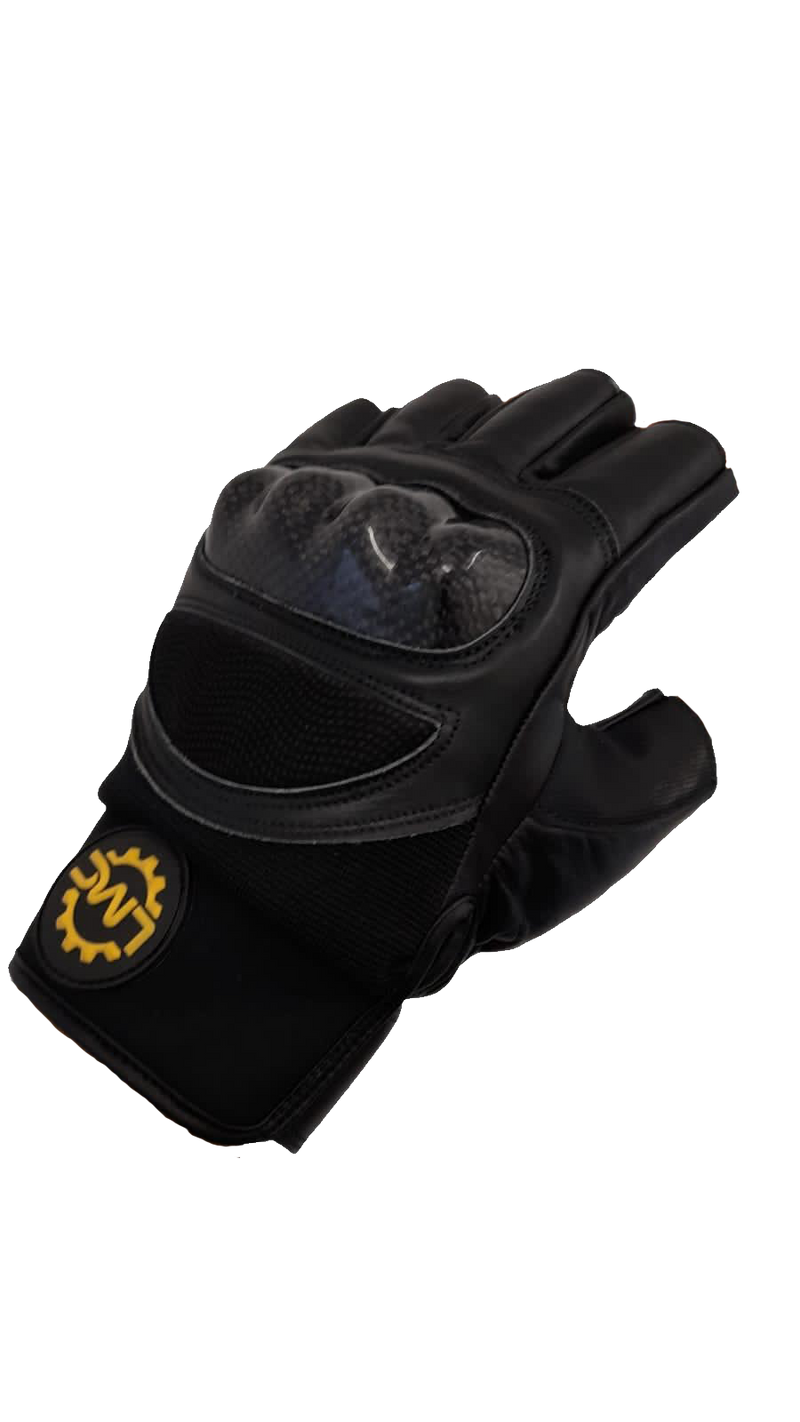 LMC-Tex Leather Half Gloves